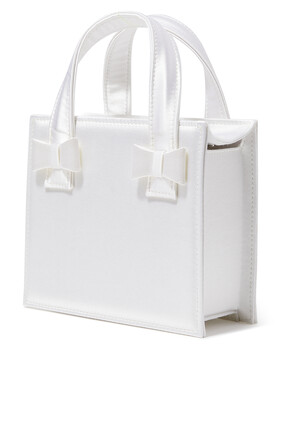Elsa Crystal-Embellished Satin Bag